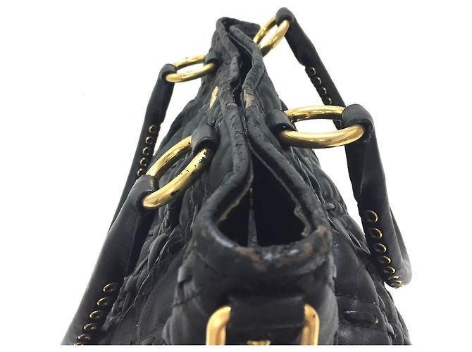 Bolsa acolchoada preta Miu Miu Preto - vista 5