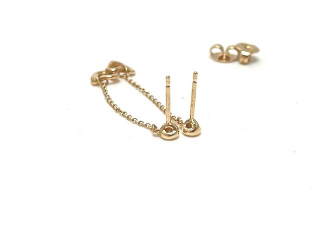 Autre Marque Orecchini By the Yard Open Heart in oro rosa 18K Tiffany & Co. D'oro - vista 3