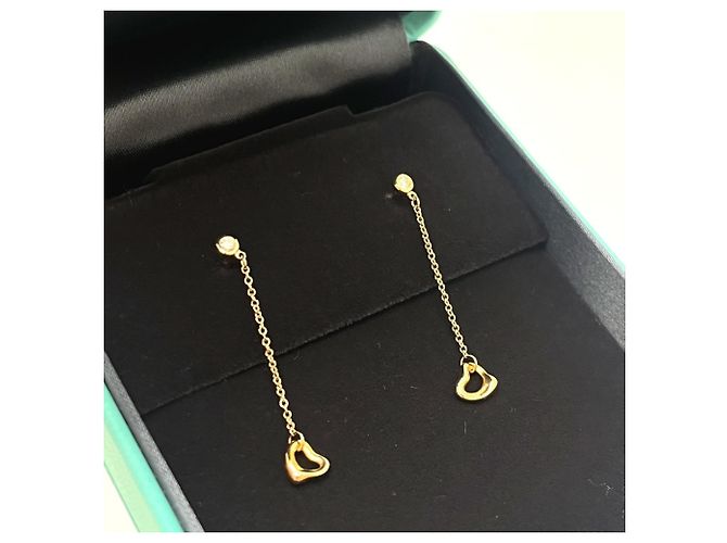 Autre Marque Orecchini By the Yard Open Heart in oro rosa 18K Tiffany & Co. D'oro - vista 4