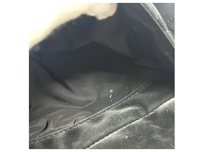 Chanel AS5054 Matelassé Coco Mark Bowling Bag aus Samt Schwarz - Ansicht 11
