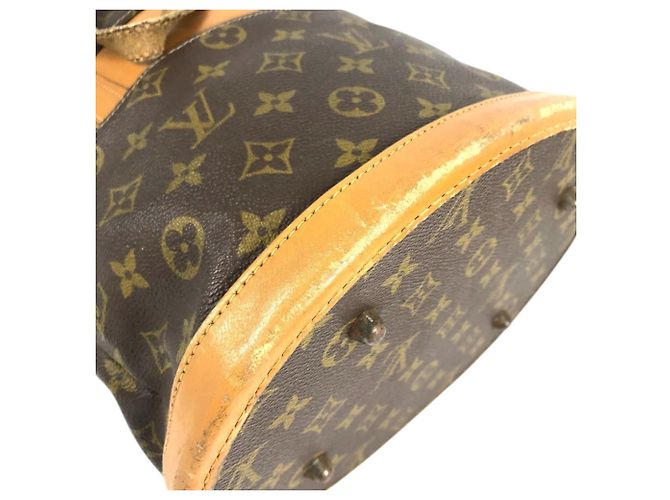 Bolso Louis Vuitton Monogram Bucket GM Castaño - vista 10