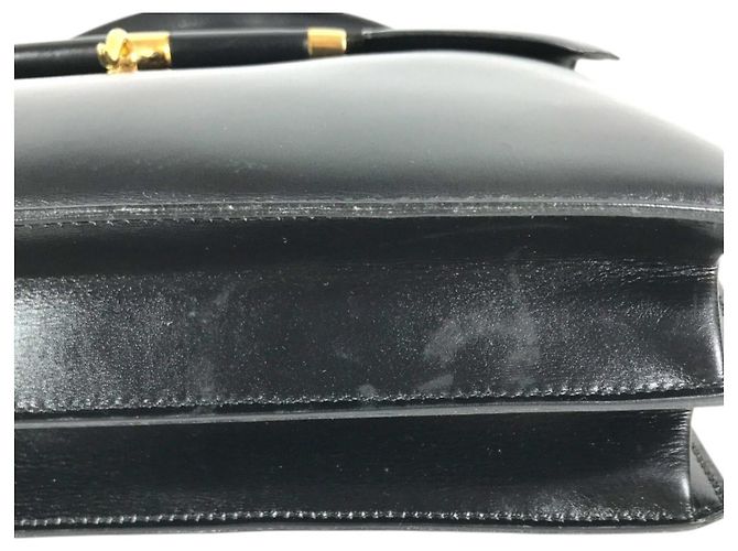 Hermès Sac à main Hermes Vintage Paroniere Noir - vue 10