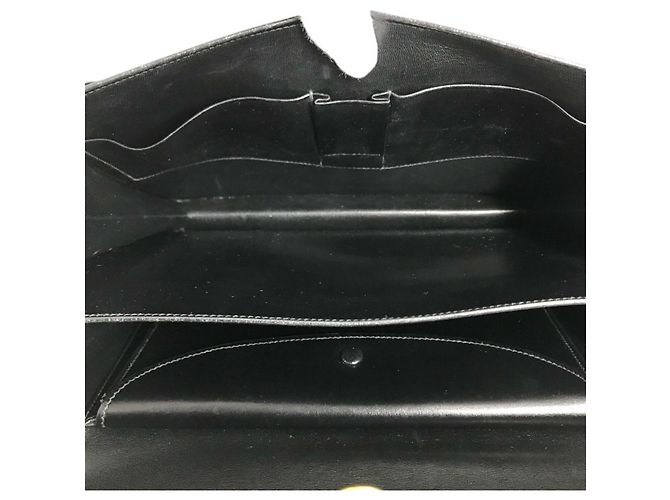 Hermès Sac à main Hermes Vintage Paroniere Noir - vue 15