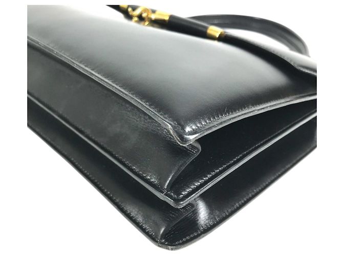 Hermès Sac à main Hermes Vintage Paroniere Noir - vue 9