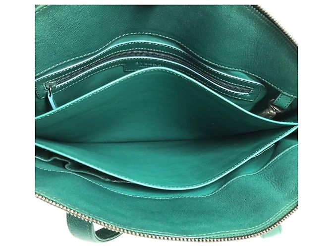 Borsa a tracolla Bvlgari S.Bulgari Logo Nero Verde - vista 13