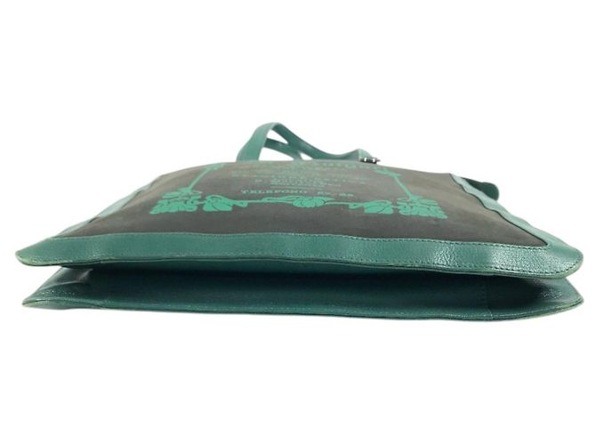 Borsa a tracolla Bvlgari S.Bulgari Logo Nero Verde - vista 5