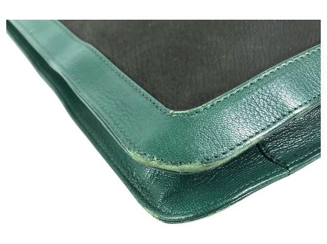Borsa a tracolla Bvlgari S.Bulgari Logo Nero Verde - vista 6