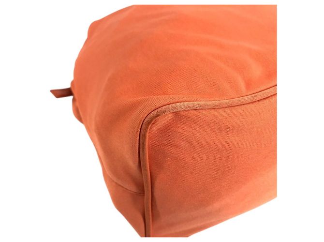 FENDI FF Logo Mini Drawstring Handbag Orange - view 10