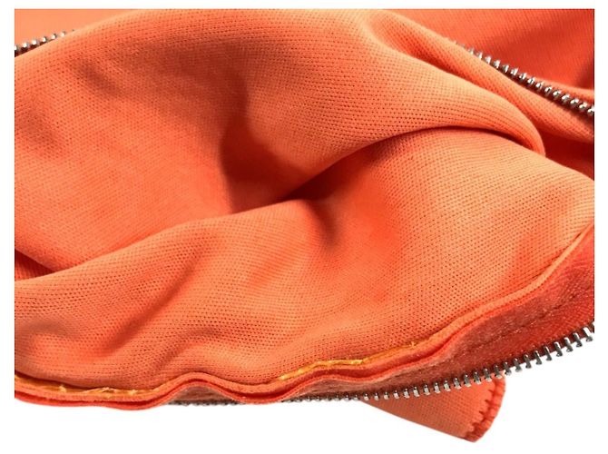 FENDI FF Logo Mini Drawstring Handbag Orange - view 15