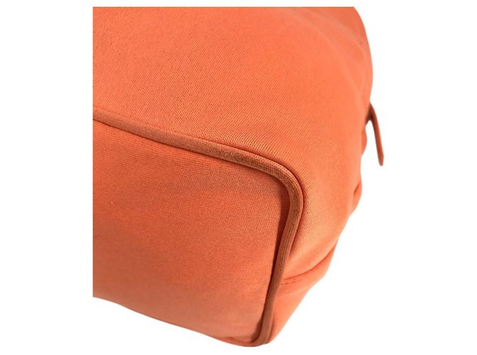 FENDI FF Logo Mini Drawstring Handbag Orange - view 9