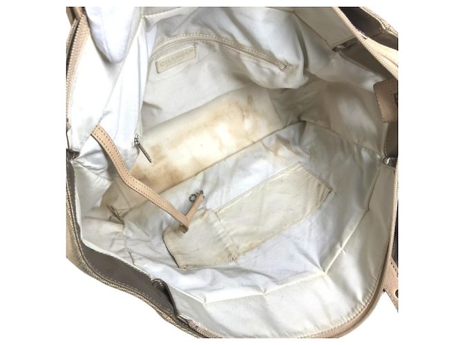 Saco Tote Chanel Paris Biarritz MM Dourado - vista 12