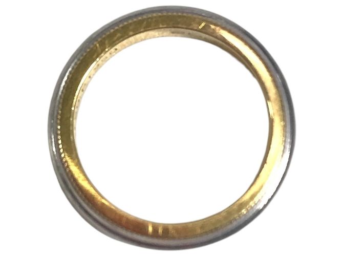 Autre Marque Tiffany & Co. Ehering aus 18K Gold und Platin Silber Golden - Ansicht 2