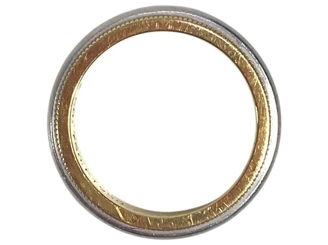 Autre Marque Tiffany & Co. Ehering aus 18K Gold und Platin Silber Golden - Ansicht 3