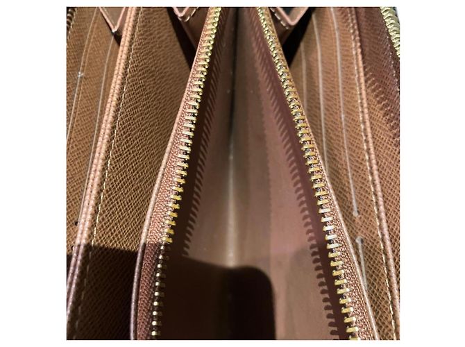 Louis Vuitton Zippy Wallet Long Monogram Canvas Brown - view 6
