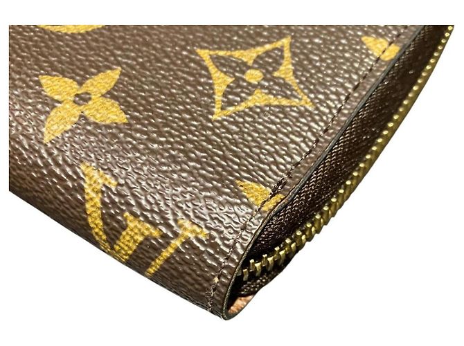 Louis Vuitton Zippy Wallet Long Monogram Canvas Brown - view 7