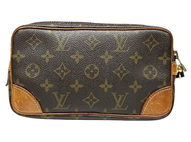 Bolso de Mano Louis Vuitton Marly Dragonne PM Castaño - vista 2