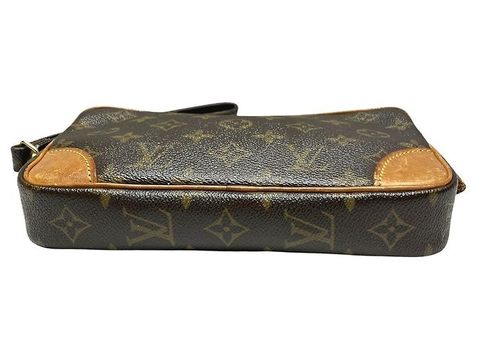 Bolso de Mano Louis Vuitton Marly Dragonne PM Castaño - vista 3