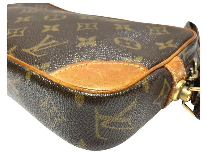 Bolso de Mano Louis Vuitton Marly Dragonne PM Castaño - vista 8