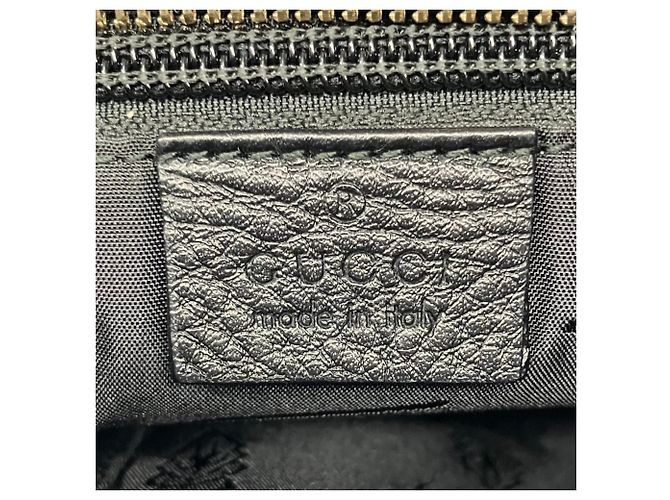 Borsa a tracolla in pelle Gucci Guccissima Nero - vista 4