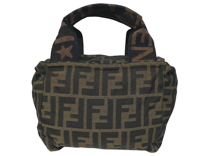 Fendi Zucca Canvas Handtasche Braun - Ansicht 2