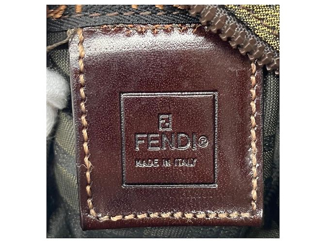 Fendi Zucca Canvas Handtasche Braun - Ansicht 4