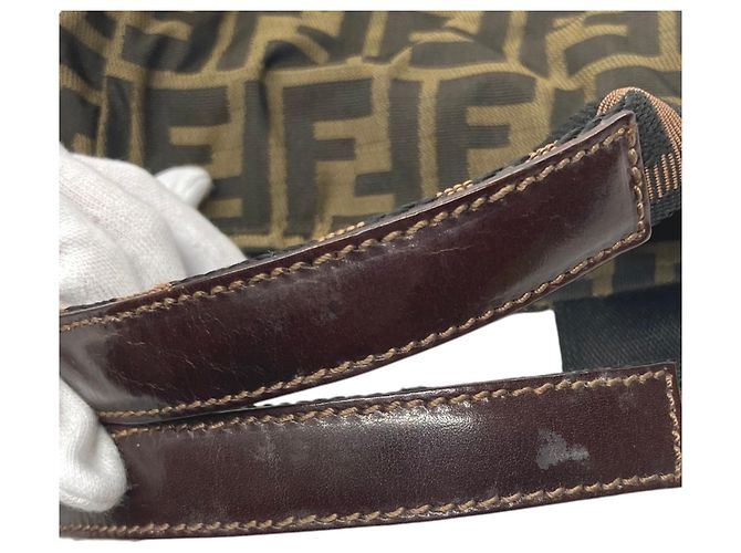 Fendi Zucca Canvas Handtasche Braun - Ansicht 6
