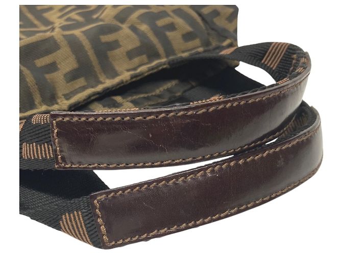 Fendi Zucca Canvas Handtasche Braun - Ansicht 7
