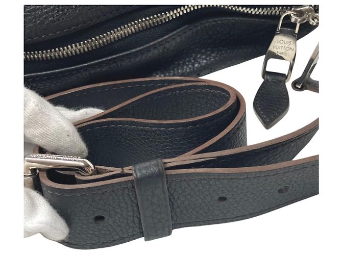 Louis Vuitton Mahina Selene PM Schultertasche Schwarz - Ansicht 7