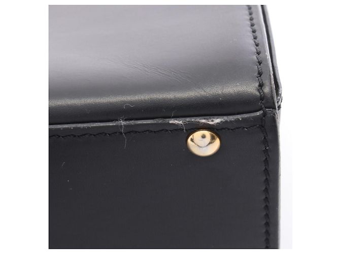 Céline Celine Handtasche aus schwarzem Leder - Ansicht 10
