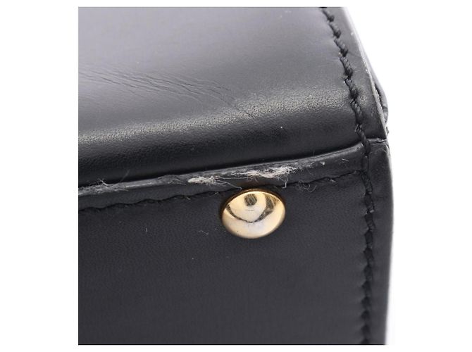 Céline Celine Handtasche aus schwarzem Leder - Ansicht 13