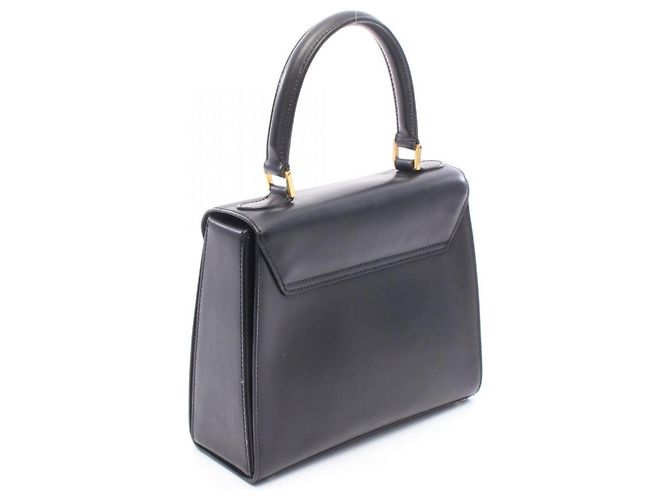 Céline Celine Handtasche aus schwarzem Leder - Ansicht 2