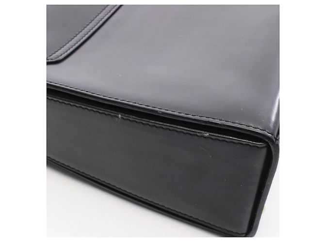 Céline Celine Handtasche aus schwarzem Leder - Ansicht 9