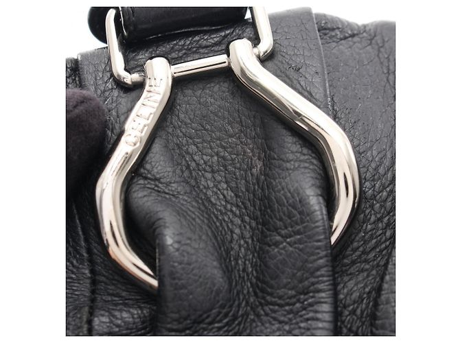 Céline Celine Pillow 2-Way Schulter- und Handtasche Schwarz - Ansicht 11