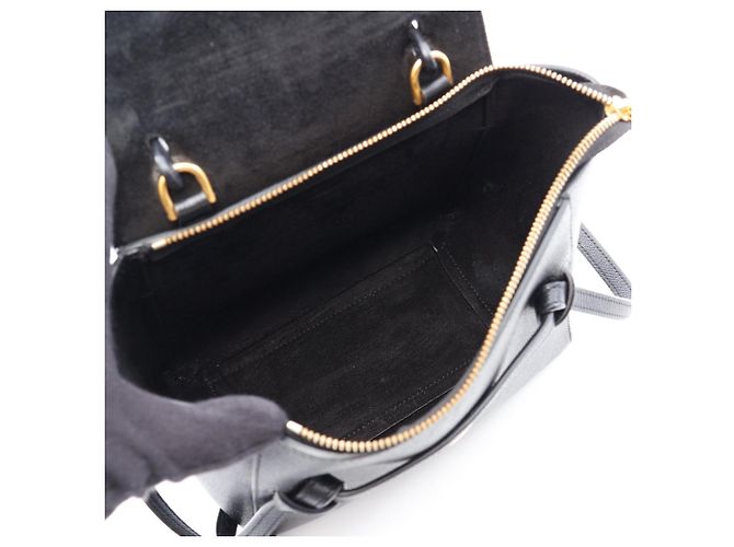 Céline Celine Belt Bag Nano Borsa a mano 2-Way Nero - vista 3
