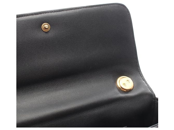 Céline Bolsa de Ombro Celine Monochrome em couro Preto - vista 6