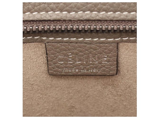 Céline Celine Luggage Nano Shopper 2-Way Handtasche Braun - Ansicht 4