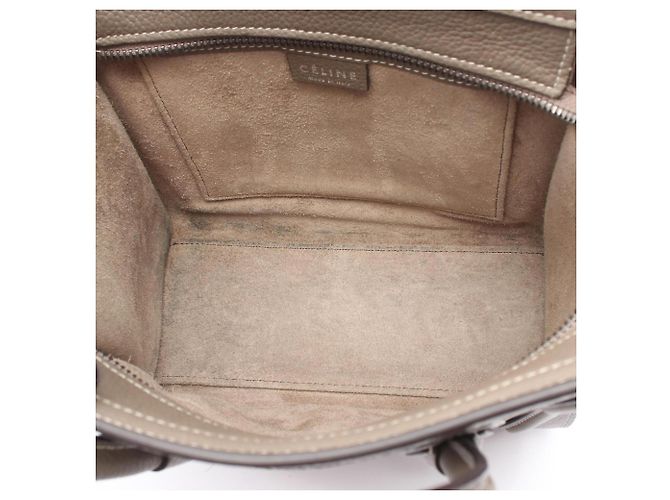 Céline Celine Luggage Nano Shopper 2-Way Handtasche Braun - Ansicht 6