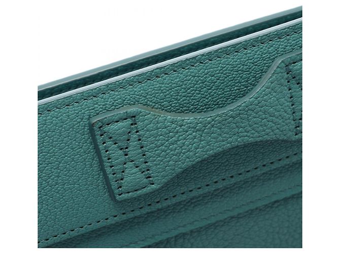Céline Celine Luggage Micro Shopper Tote Bag Grün - Ansicht 8