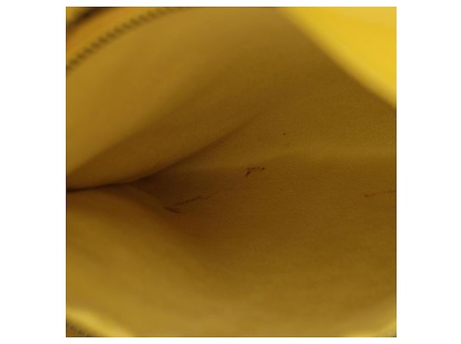 Céline Bolso de mano Celine Luggage Mini Shopper Amarillo - vista 5