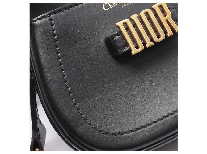 Christian Dior Dior D-FENCE Mini Shoulder Bag Nero - vista 7