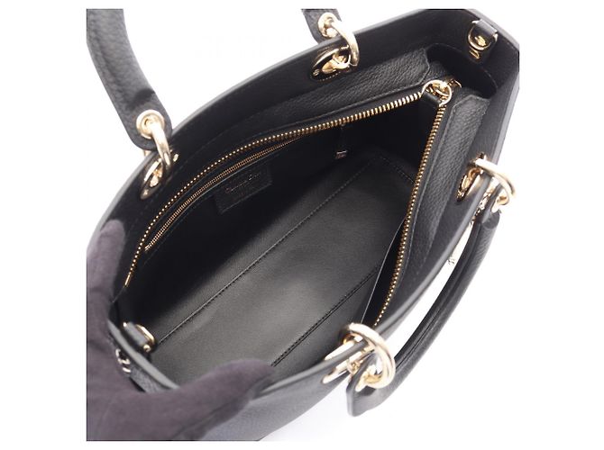 Borsa Christian Dior Lady D-Sire Medium Nero - vista 3