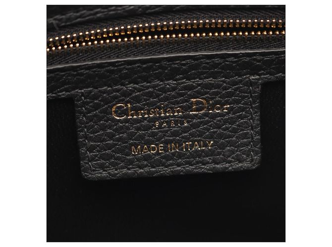 Borsa Christian Dior Lady D-Sire Medium Nero - vista 4