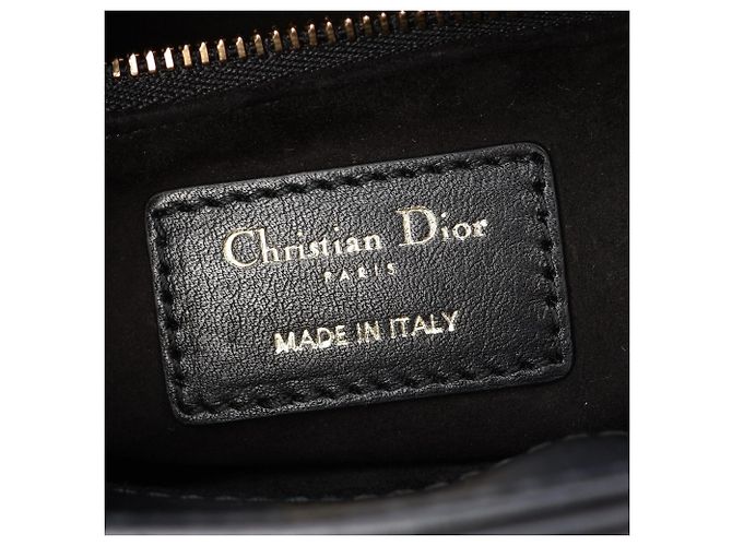 Christian Dior Dior Niki de Saint Phalle LADY DIOR MINI Borsa a mano 2WAY Nero - vista 4