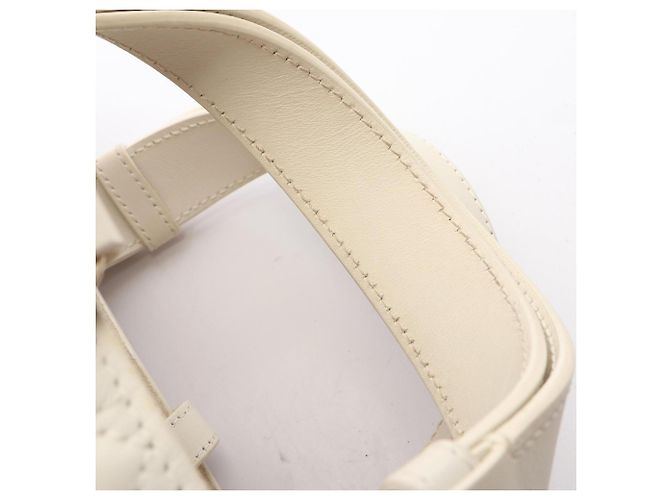 Borsa Christian Dior Dior Toujours Small Cannage Bianco - vista 9