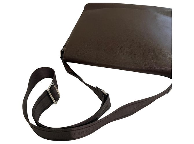 Bolsa Messenger Louis Vuitton Roman MM Marrom - vista 9