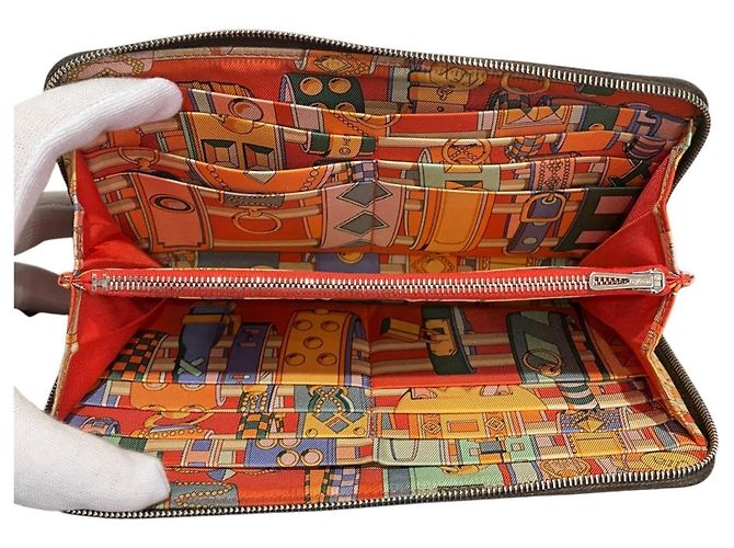 Hermès Cartera larga Hermes Azap Silk en piel Epsom negra Negro - vista 3