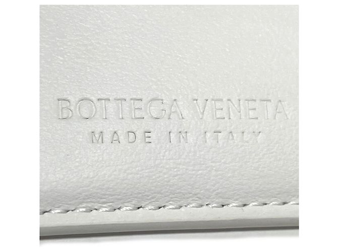 Cartera bi-fold Bottega Veneta Blanco Verde - vista 4