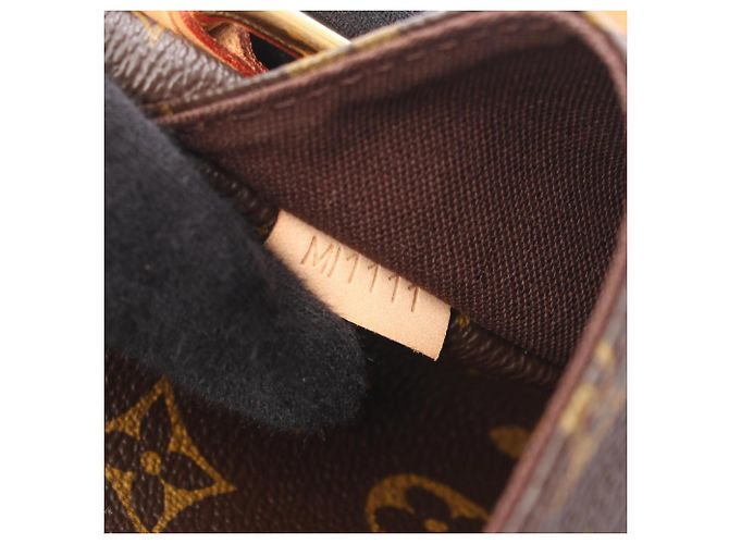 Borsa Louis Vuitton Menilmontant PM Marrone - vista 5