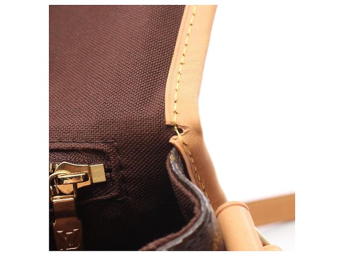 Borsa Louis Vuitton Menilmontant PM Marrone - vista 6