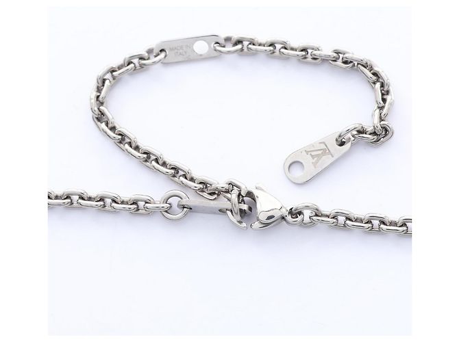 Louis Vuitton Monogram Bold Necklace Silvery Golden - view 4